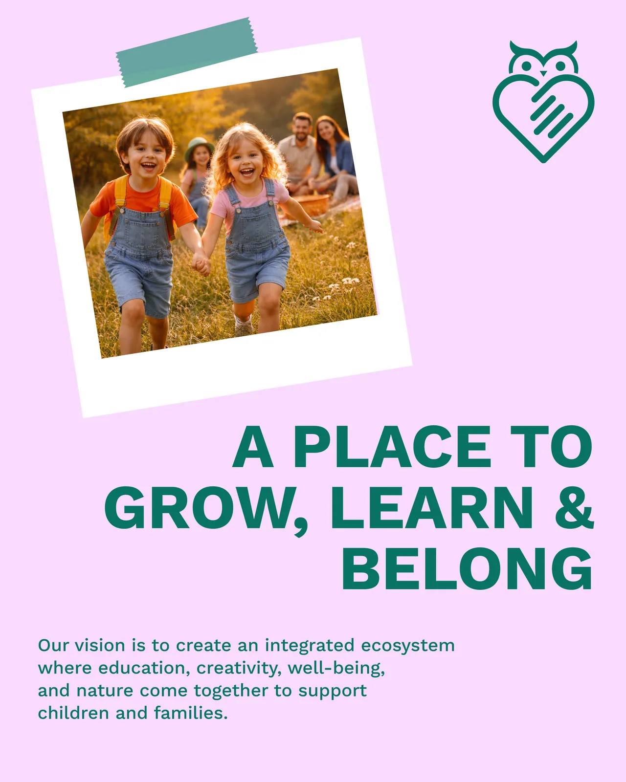 A Place to Grow, Learn and Belong — SOVA Foundation vision