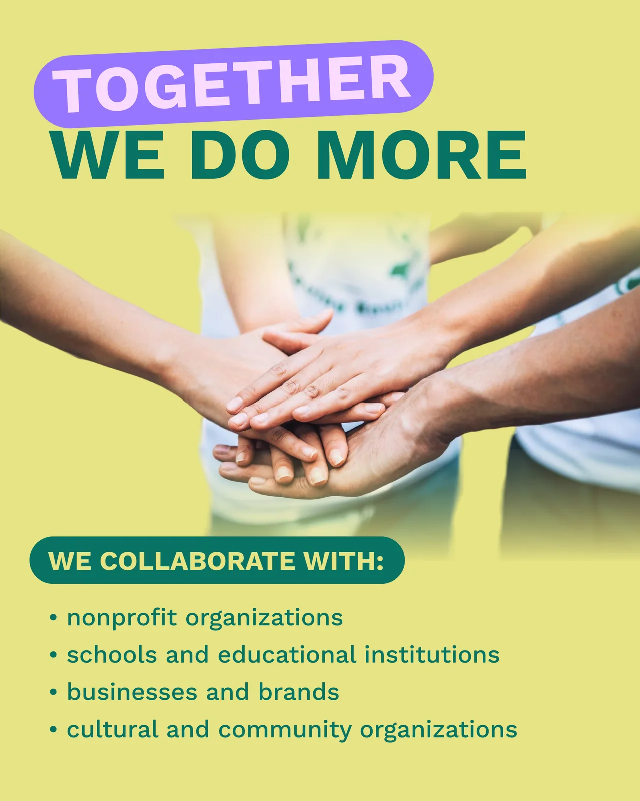 Together We Do More — SOVA Foundation collaborations
